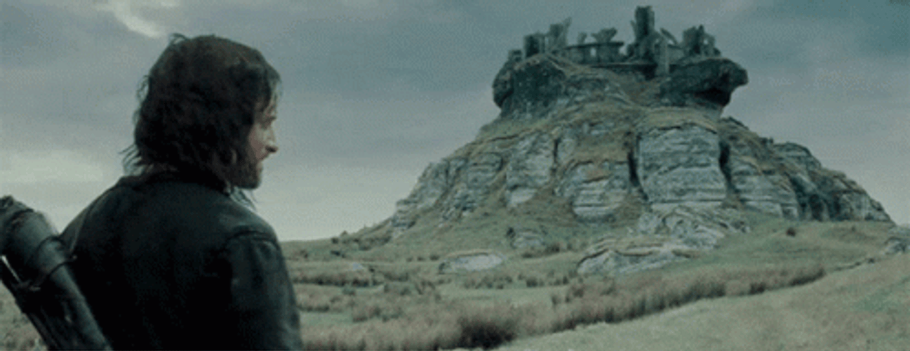 Lotr Aragorn Goes To WatchTower Of Amon Sul GIF
