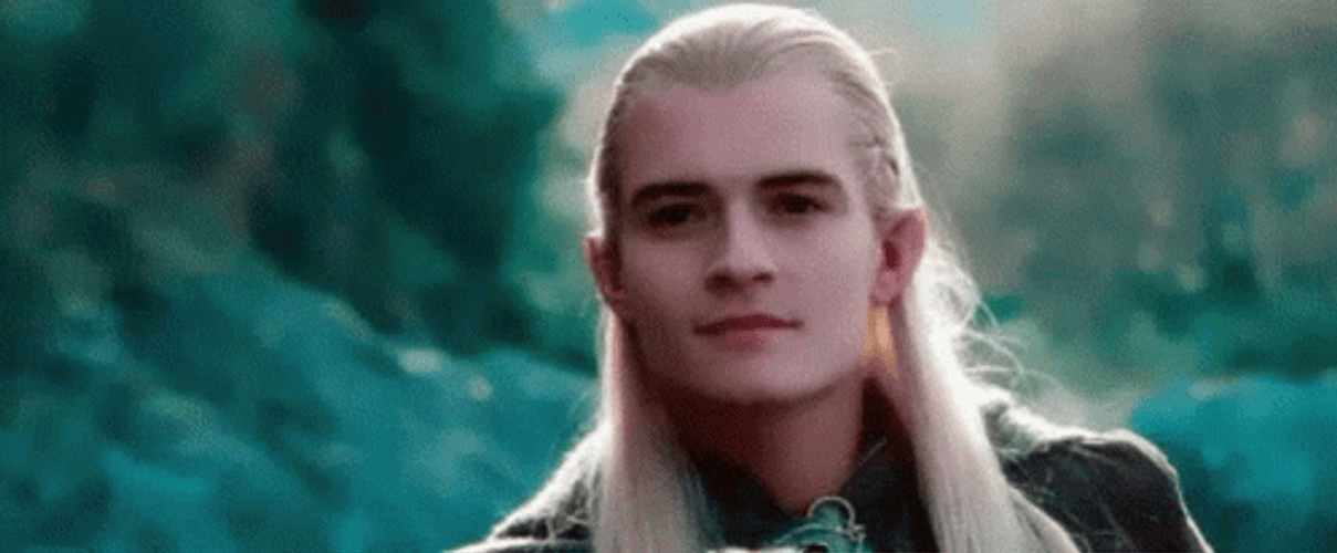 Lotr Legolas Cute Smiling Face GIF
