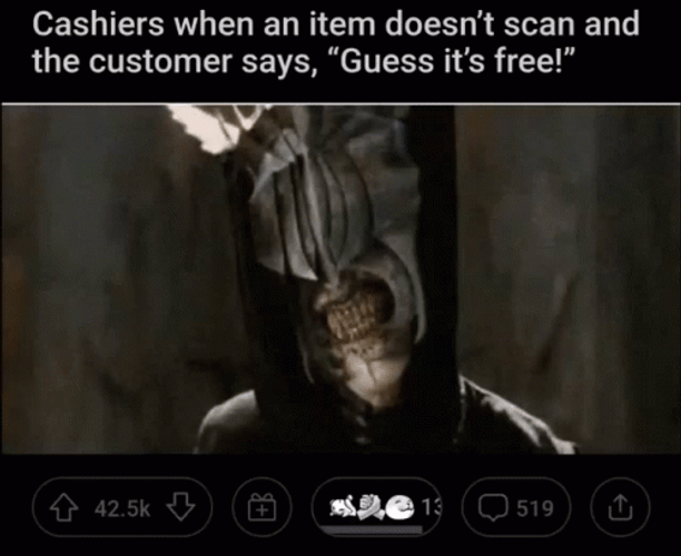 Lotr Monster Evil Smile GIF