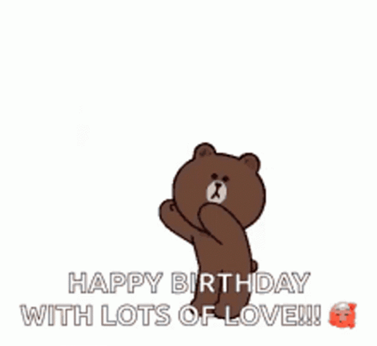 Lots Of Love Birth Celebration Greeting  GIF