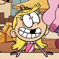 Loud House Character Sitting at Table