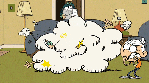 Loud House Mom And Family With Manmade Clouds GIF