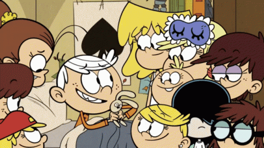 Loud House Mom Group Hug GIF