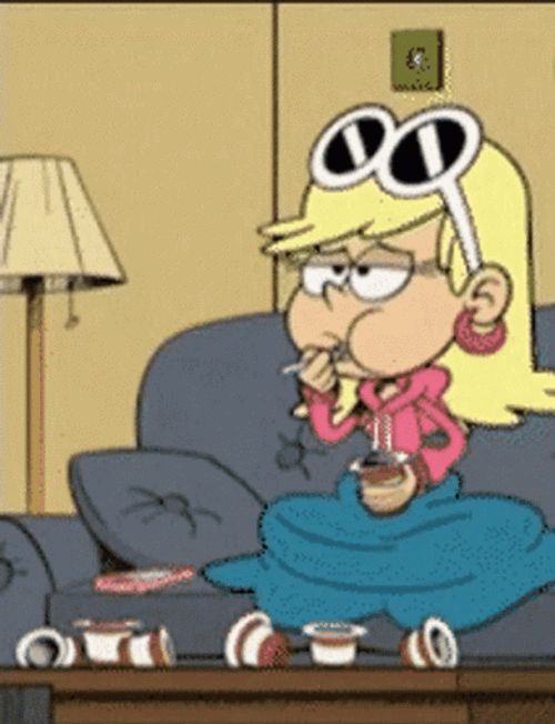 Loud House Mom Leni Eating GIF