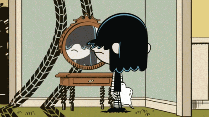 Loud House Mom Lucy In The Mirror GIF