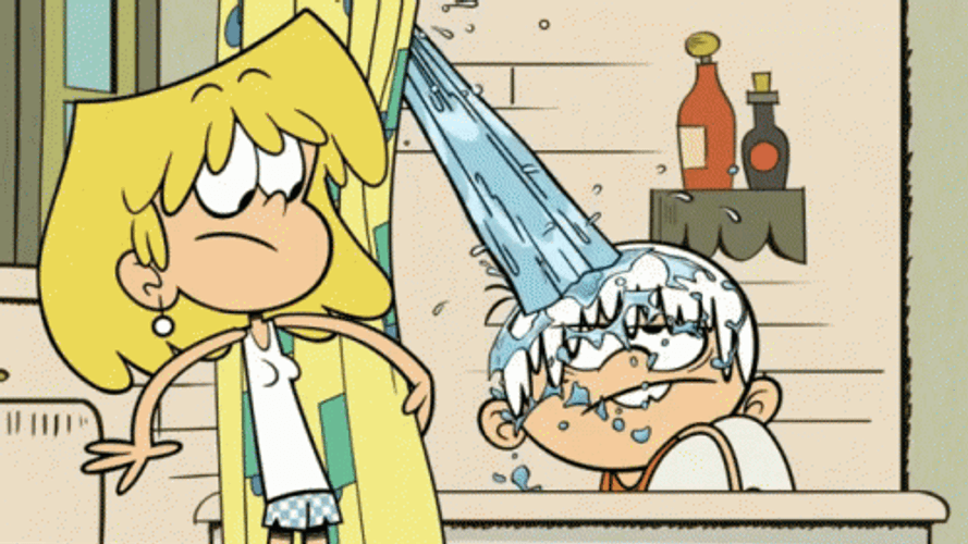 Loud House Mom Wake Up Shower GIF