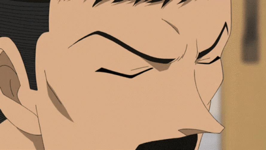 Loud Noises Detective Conan Kogoro Mori GIF