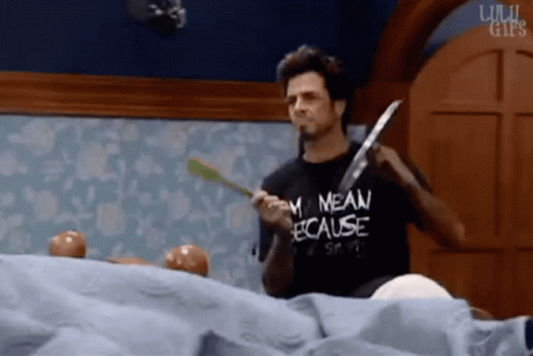 Loud Noises Wake Up Prank GIF