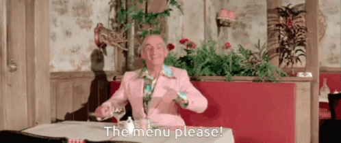 Louis De Funès The Menu Please GIF