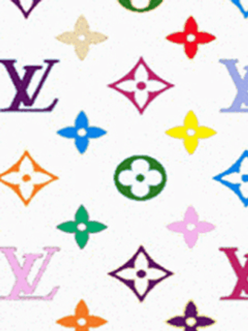 Louis Vuitton Colorful Fashion Pattern GIF