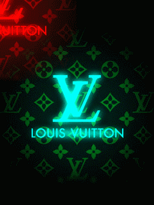 Louis Vuitton Neon Aesthetic GIF