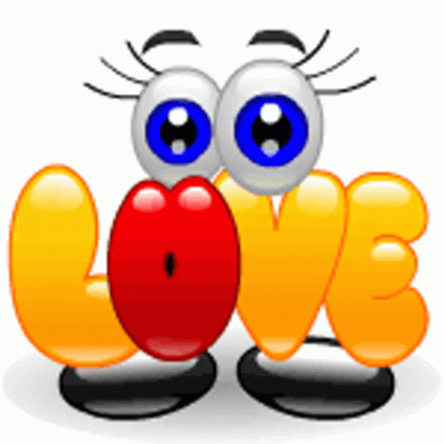 Love Big Kiss Animation GIF