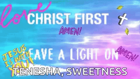 Love Christ First Can I Get An Amen GIF