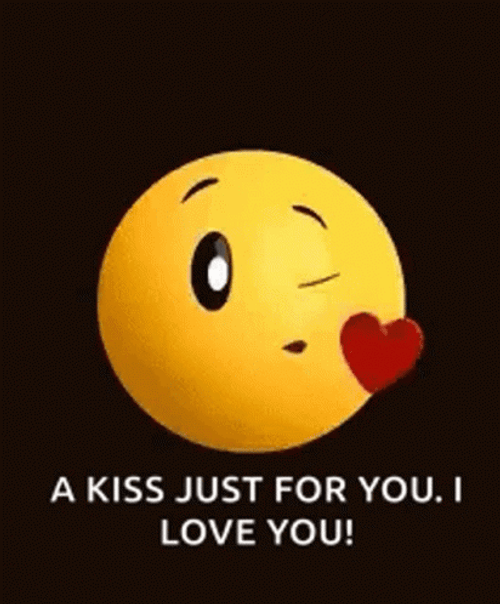 Love Emoji Blow Kiss For You GIF