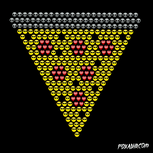 Love Emoji Cool Pizza Collage GIF