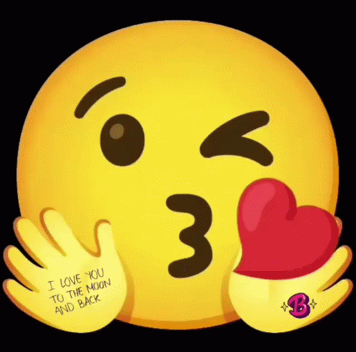 Love Emoji Cute Winking GIF