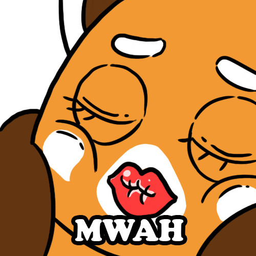 Love Emoji Mwah Winking GIF