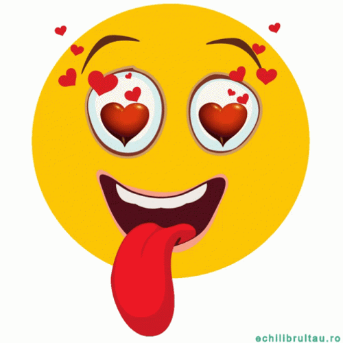 Love Emoji Tongue Out GIF
