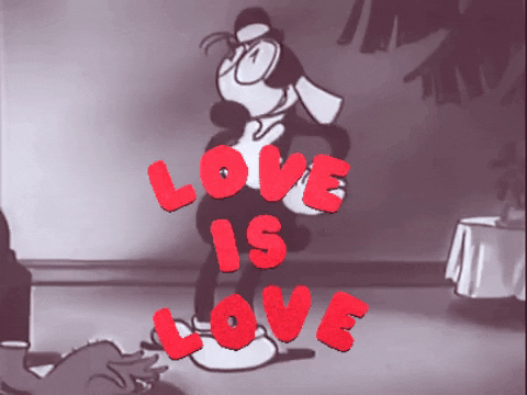Love Is Love Dizzy Dishes GIF
