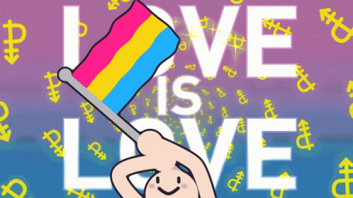Love Is Love Flag Wave GIF