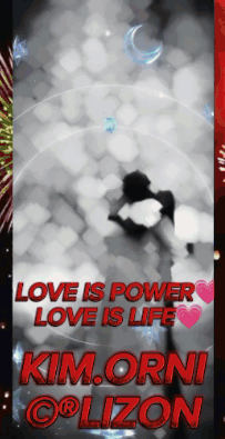 Love Is Power and Life Kim Orni Lizon Poster