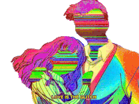 Love Is The Glitch Glitch Sticker GIF