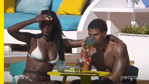 Love Island Drink Spit GIF