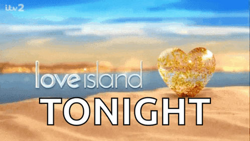 Love Island Tonight Heart In Sand Poster GIF