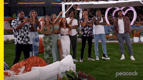 Love Island Usa Cast In Single Line GIF
