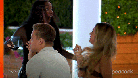 Love Island Usa Zeta And Nadjha Excited GIF
