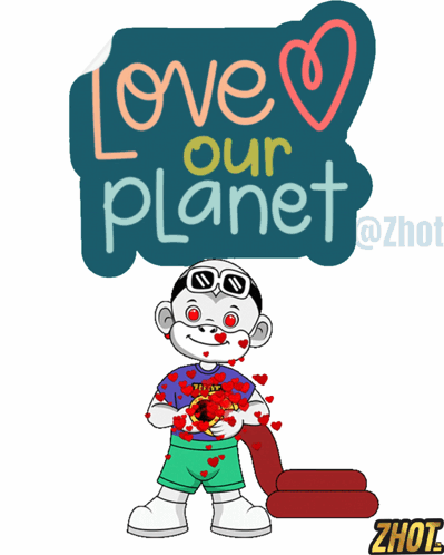 Love Our Planet Sticker