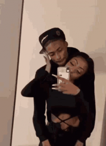 Love Relationship Sweet Couple Selfie GIF