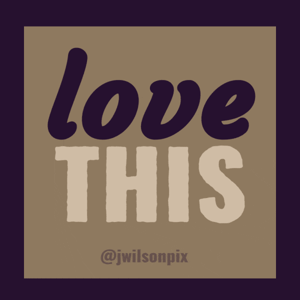 Love This Text With Popping Heart GIF