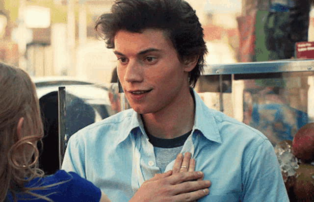 Love Victor Series Felix Weston Heart Pumping GIF