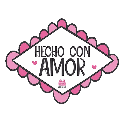 Love With Pink Hearts Sign