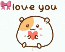 Love You Hamster Gif GIF