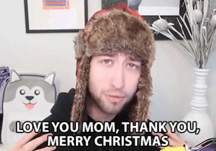 Love You Mom Thank You And Merry Christmas  GIF