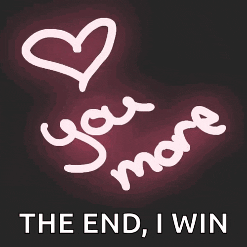 Love You More Heart GIF