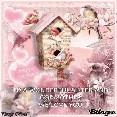 Love You Sister And Godmother GIF