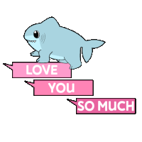 Love You So Much Cute Sticker GIF