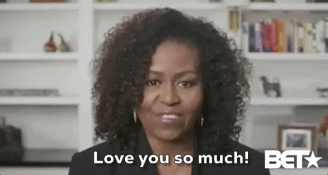 Love You So Much Michelle Obama GIF