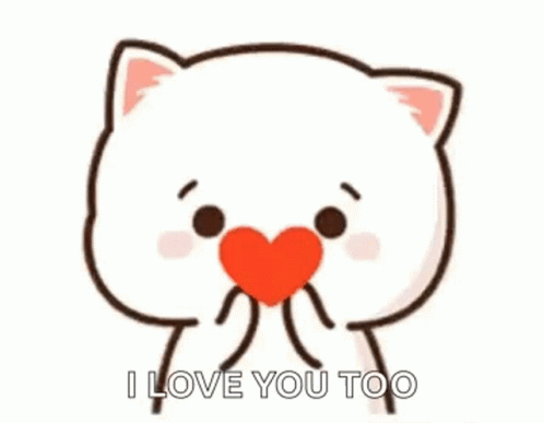 Love You Too Charming Peach GIF