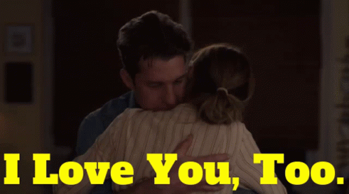 Love You Too Grey's Anatomy Hug GIF