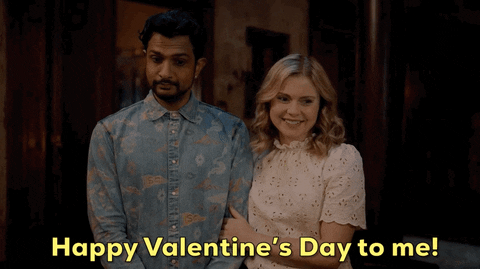 Lovely Couple Happy Valentine's Day GIF