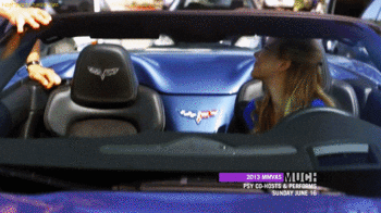 Lovely Couple Kissing Inside Sports Car GIF