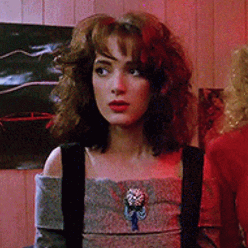 Lovely Winona Ryder Heathers GIF