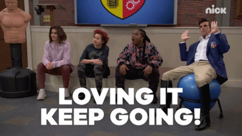 Loving It Keep Going GIF