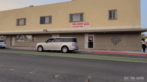 Lowrider Car Passing By GIF