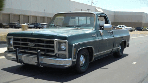 Lowrider Green Chevy GIF