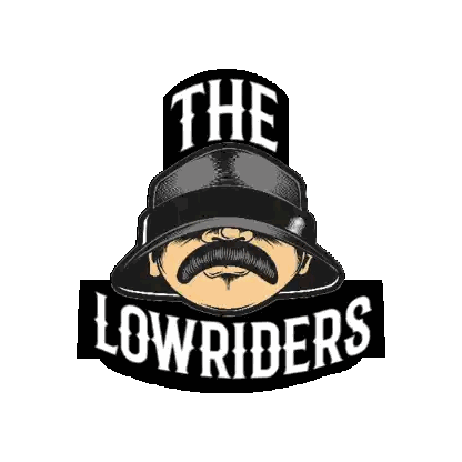 Lowriders Logo With Mustached Man in Hat